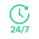 24/7 Uptime
