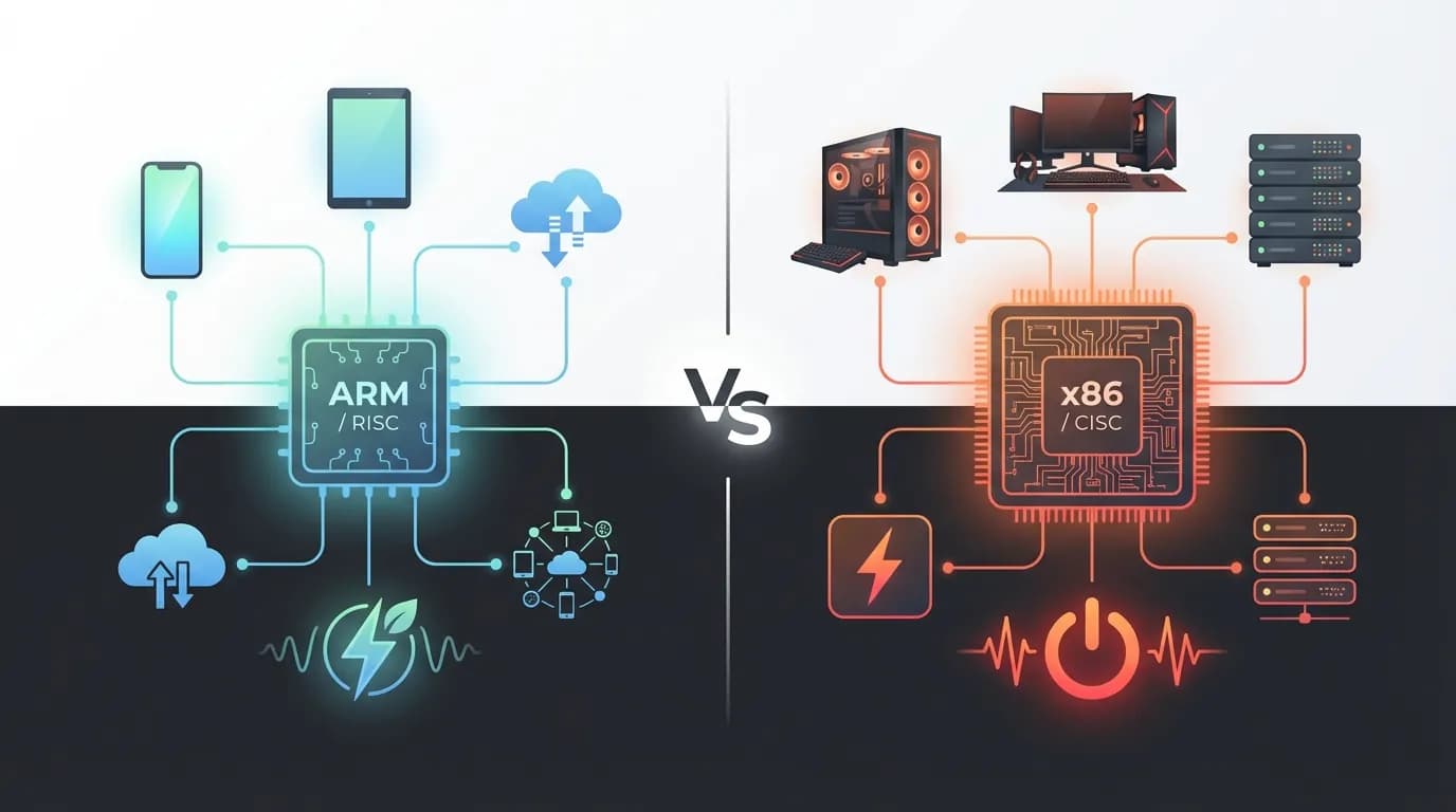 ARM vs x86 Architecture: Why ARM Dominates Mobile Computing