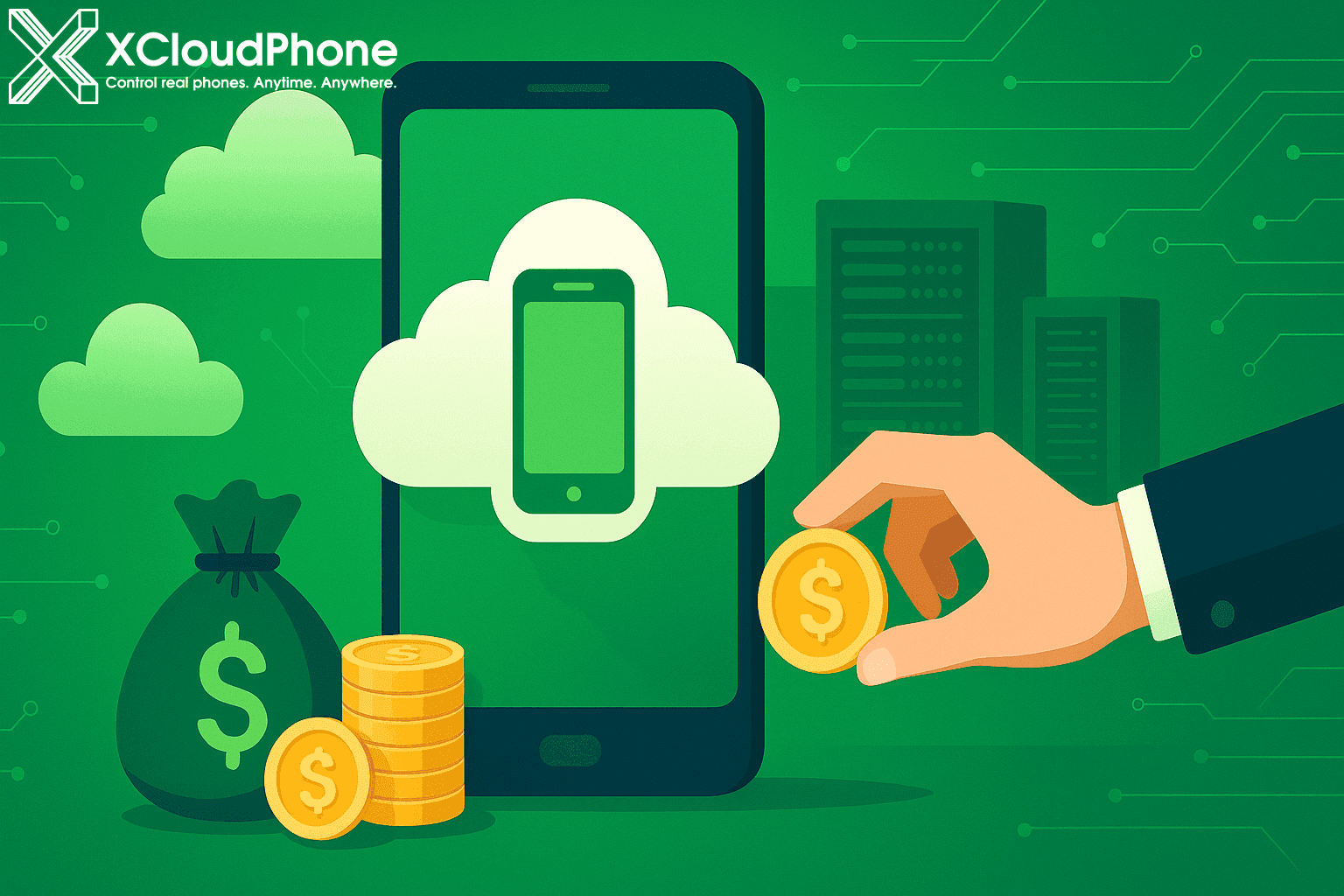 ประหยัดงบสูงสุดด้วยบริการเช่า Android แท้บนระบบ Cloud จาก XCloudPhone
