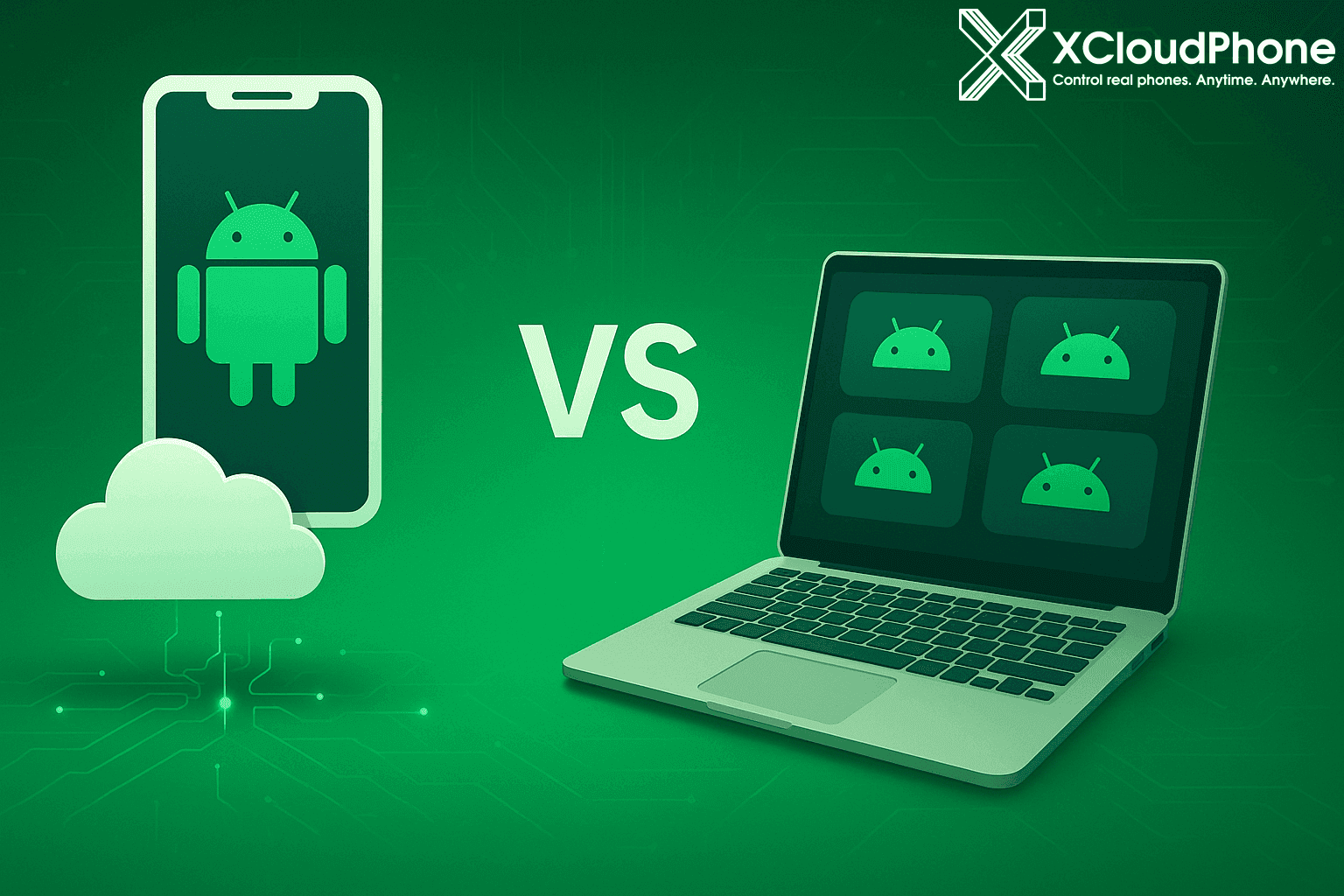 การเปรียบเทียบระหว่าง XCloudPhone และ Android Emulator: ทางออกที่เหมาะสมที่สุดสำหรับการฟาร์มบัญชี MMO คืออะไร?