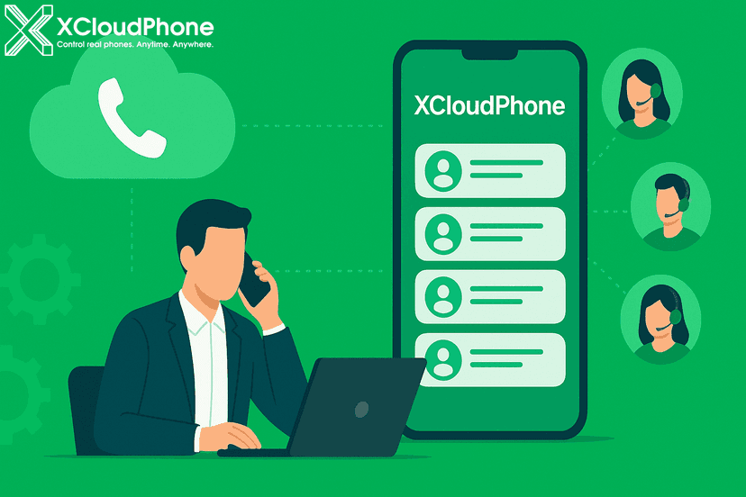 Aplikasi XCloudPhone untuk Manajemen Tim Penjualan & Dukungan Pelanggan yang Efektif secara Jarak Jauh