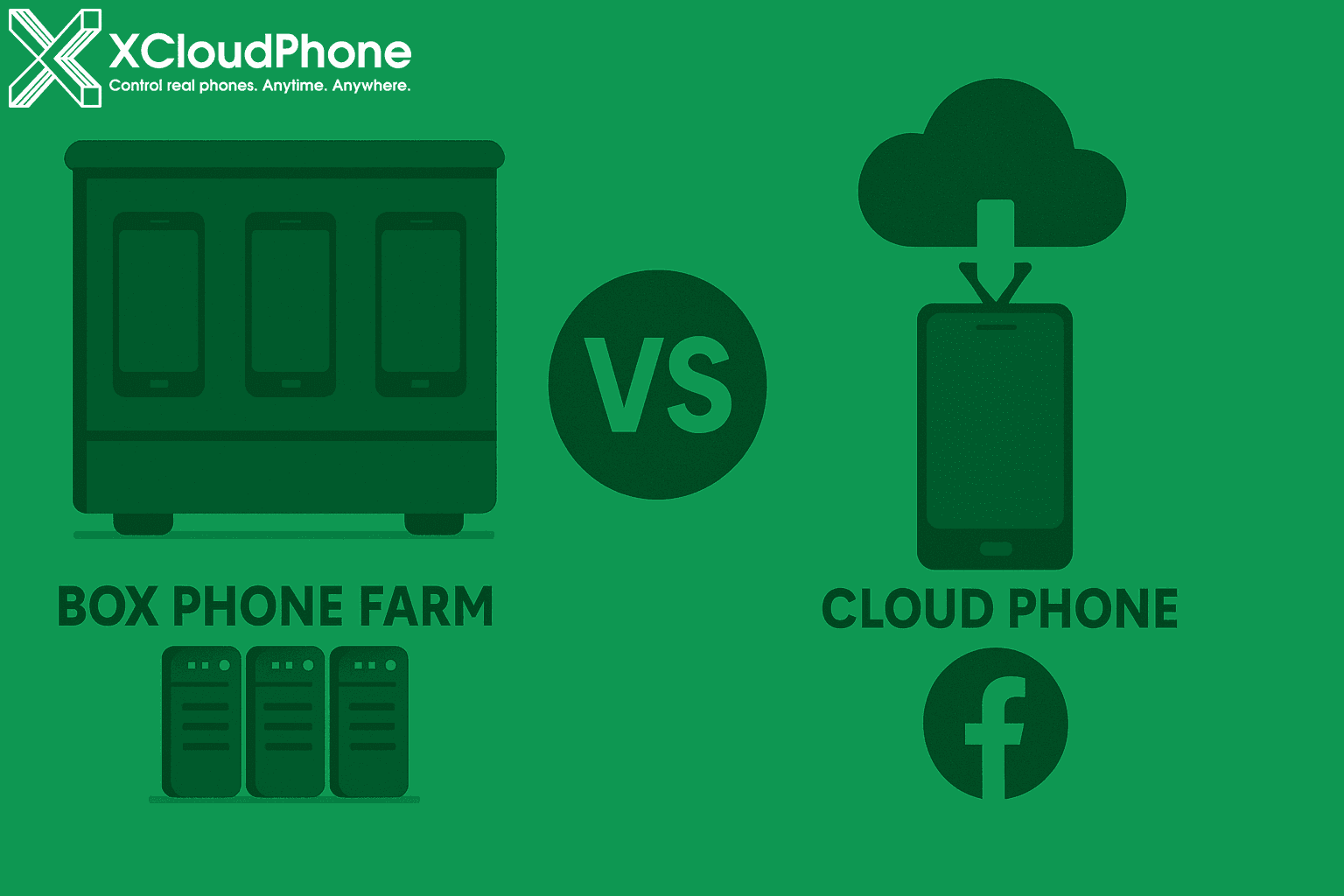 Box Phone Farm बनाम Cloud Phone: Facebook MMO के लिए 2025 की सर्वश्रेष्ठ तुलना