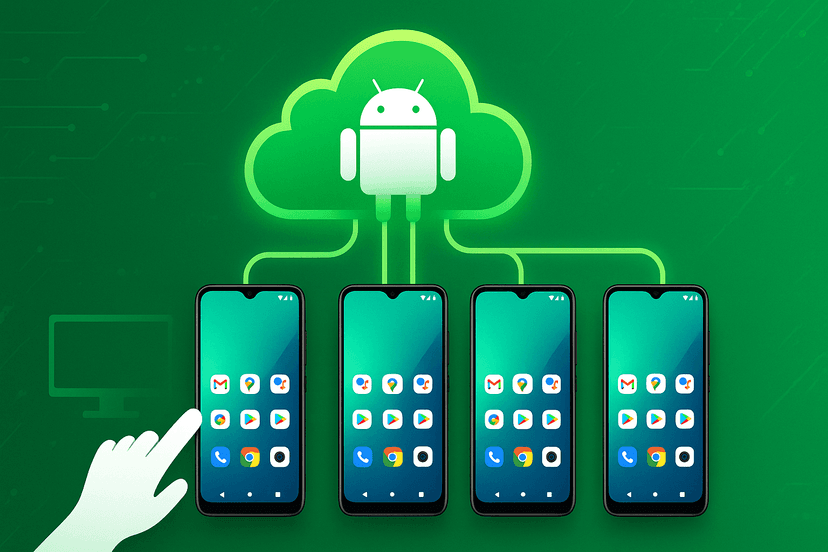 Android Emulator service illustration