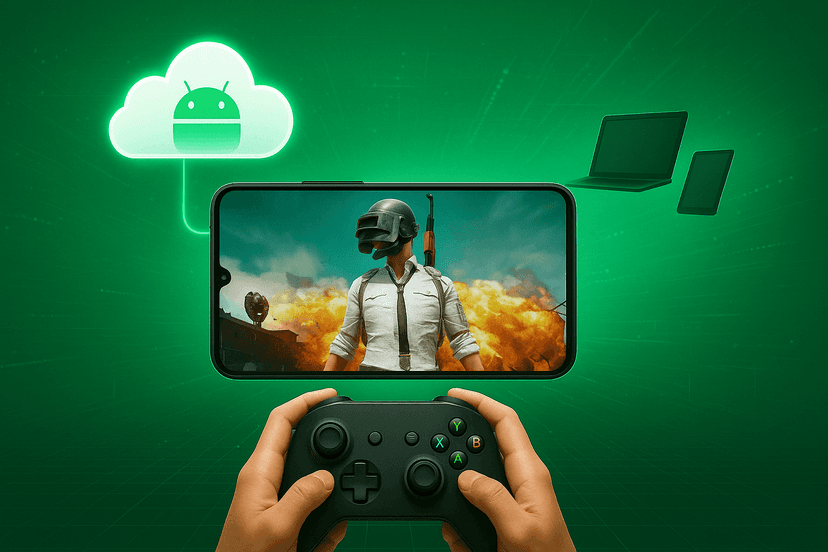 Cloud Phone Gaming service illustration