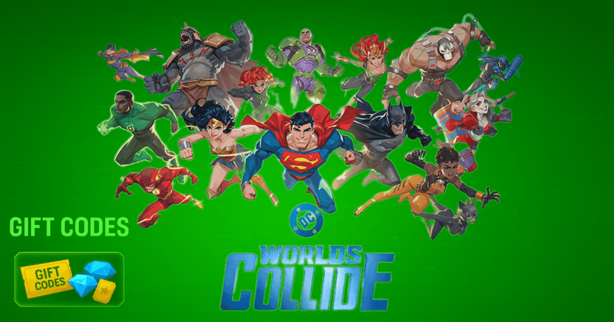 Cover image for the article: 기프트 코드 DC Worlds Collide 최신 2025년 11월 – 다이아몬드, 캐릭터 획득!