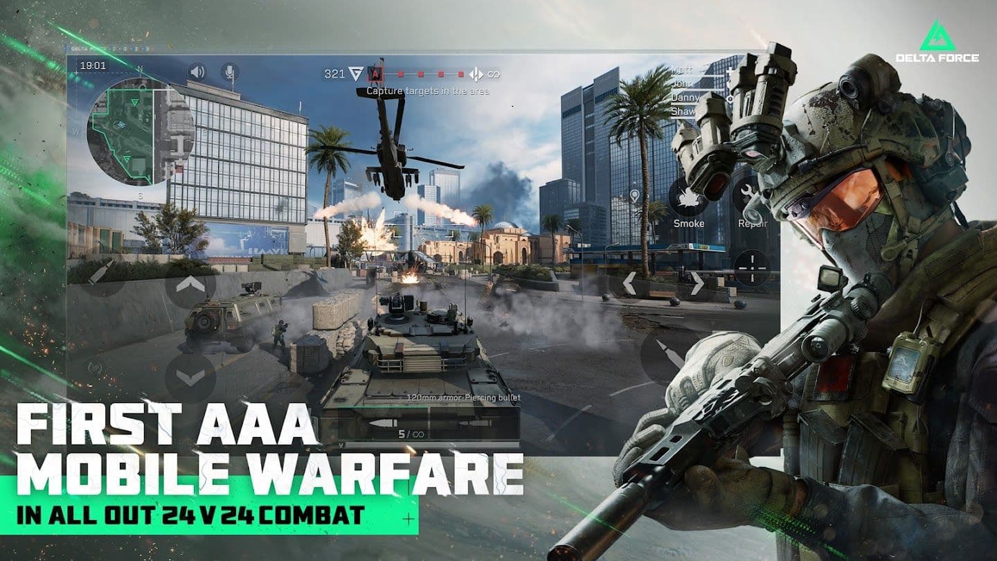 Delta Force Header Game