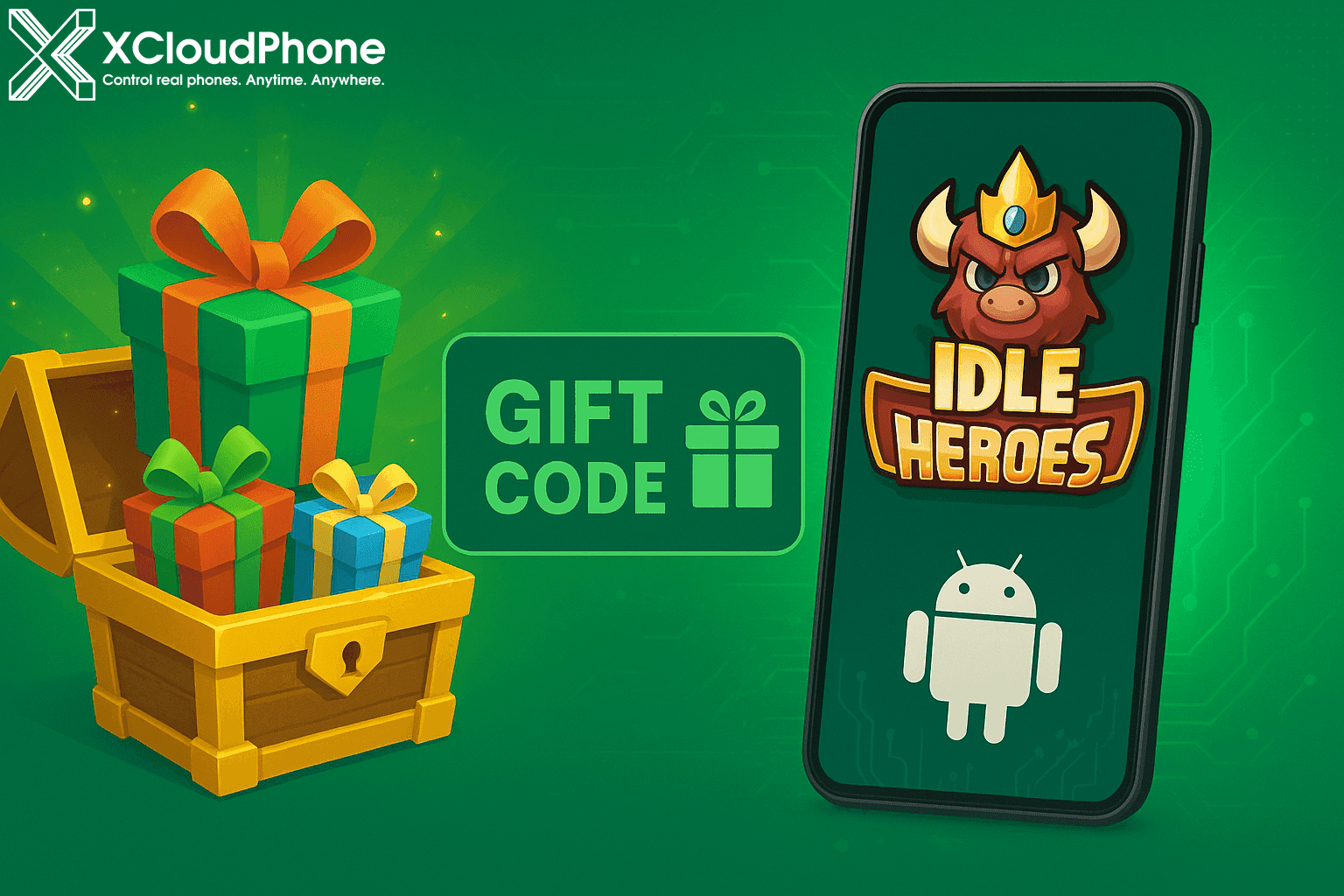 Gift Code Idle Heroes Tháng 7/2025 – Nhận Quà Cực Xịn, Chơi Mượt Với XCloudphone Android Thật