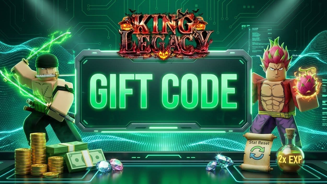 Cover image for the article: Gift Code Roblox: Latest King Legacy Codes December 2025 – Free Beli Redemption!