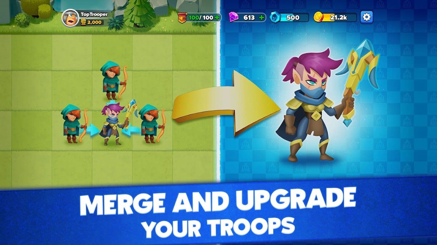 Top Troops: Adventure RPG Header Game