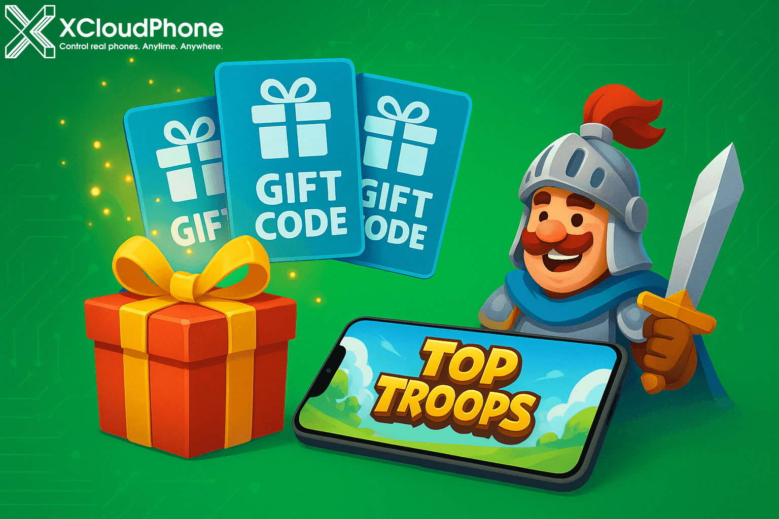 Codes de Cadeaux Top Troops pour juillet 2025 – Réclamez des récompenses exclusives et jouez en douceur avec Xcloudphone