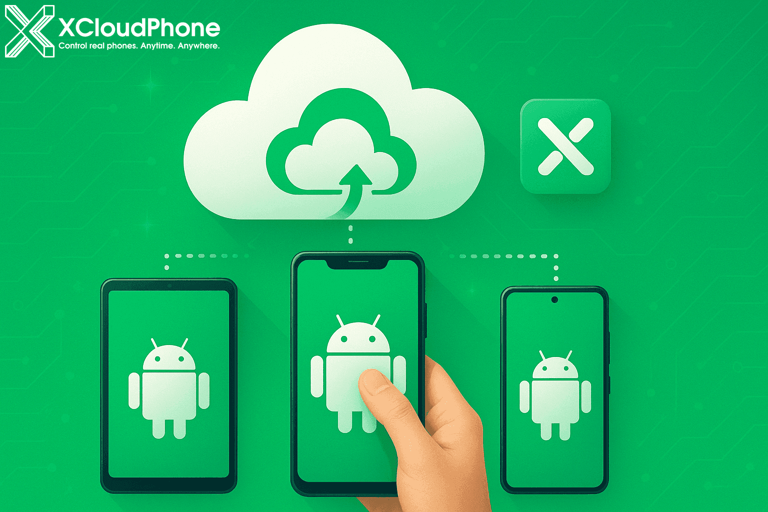 Реальная синхронизация операций в облаке Android – управление несколькими устройствами одним нажатием с помощью XCloudPhone
