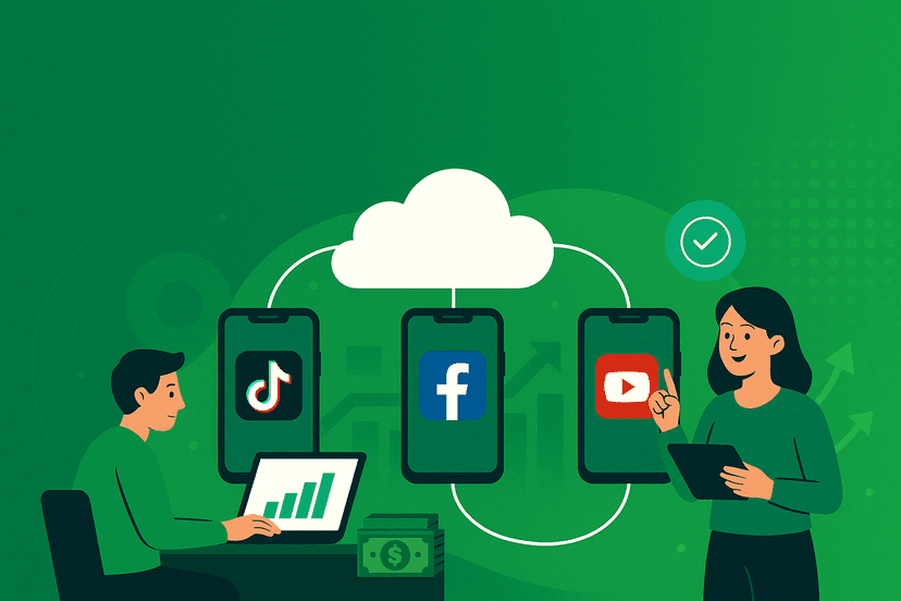 Affiliate Marketing service illustration