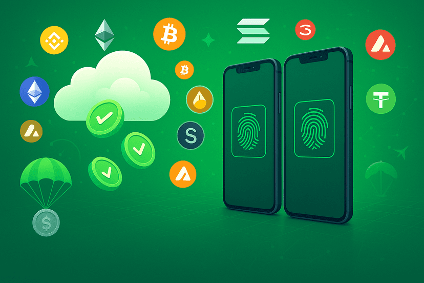 Airdrop Farming service illustration