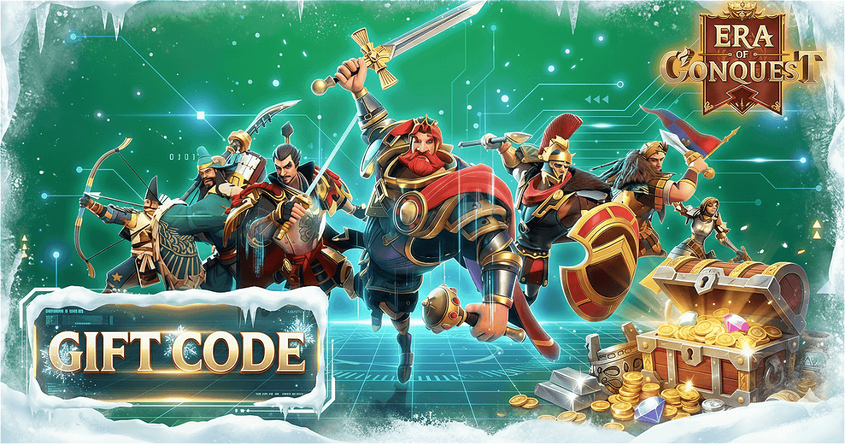 Cover image for the article: Latest Gift Codes Era of Conquest December 2025 – Get Free Gems, Soldier Soul Stele!