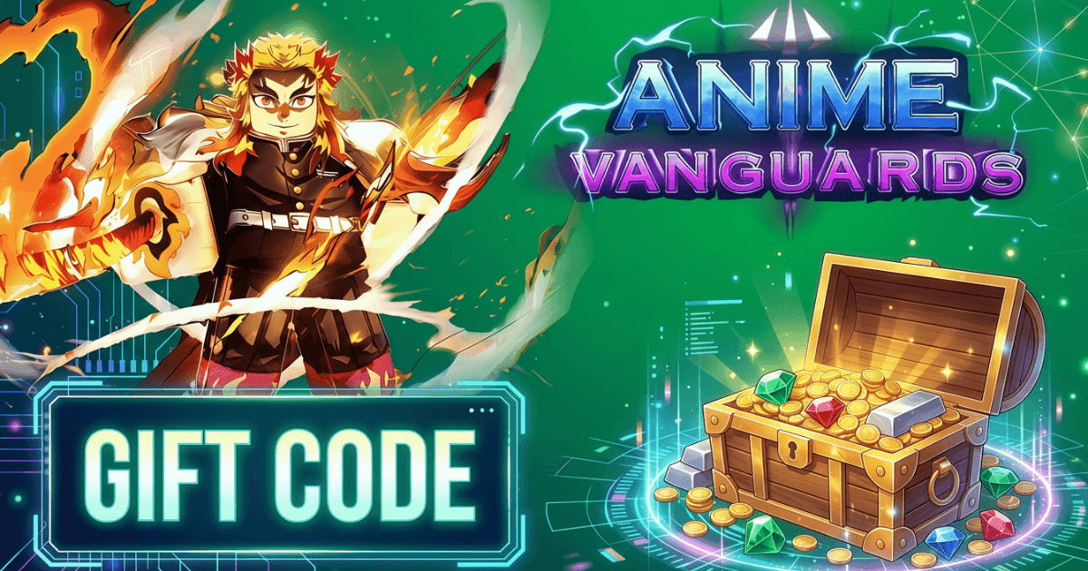 Cover image for the article: Codes Cadeaux Roblox : Derniers Anime Vanguards décembre 2025 – Obtenez des Rerolls, Gemmes Gratuites !
