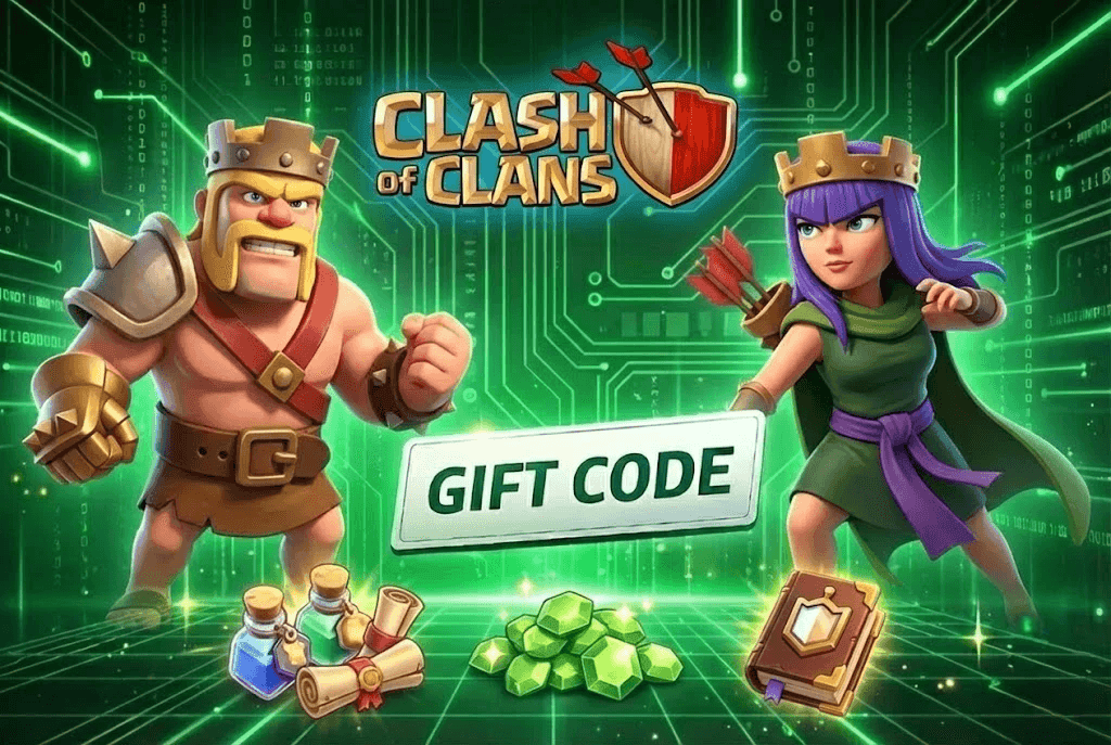 Cover image for the article: Latest Clash of Clans Gift Codes December 2025 – Get Free Potion, Rune, Emote!