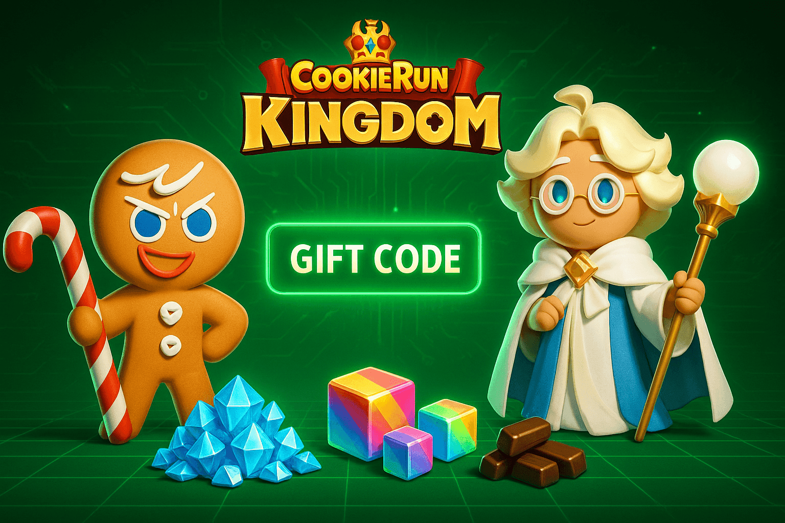 Cover image for the article: Códigos de Regalo Cookie Run: Kingdom Más Recientes Diciembre 2025 – ¡Obtén Cristales, Cubos Gratis!