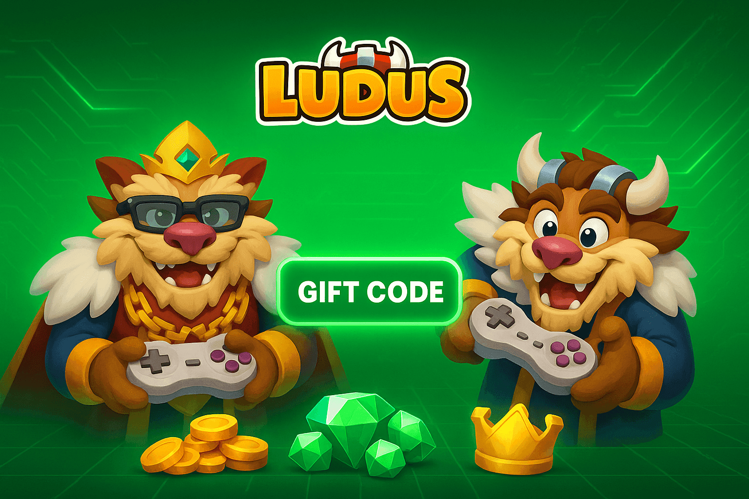 Cover image for the article: Latest LUDUS Gift Codes December 2025 – Get Free Gold, Emeralds!