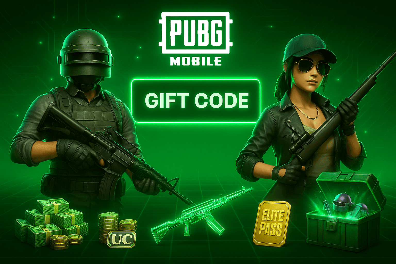 Cover image for the article: Latest PUBG Mobile Gift Codes December 2025 – Get Free UC, Skins!