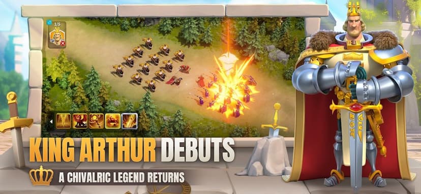 Gameplay de Rise of Kingdoms: Lost Crusade