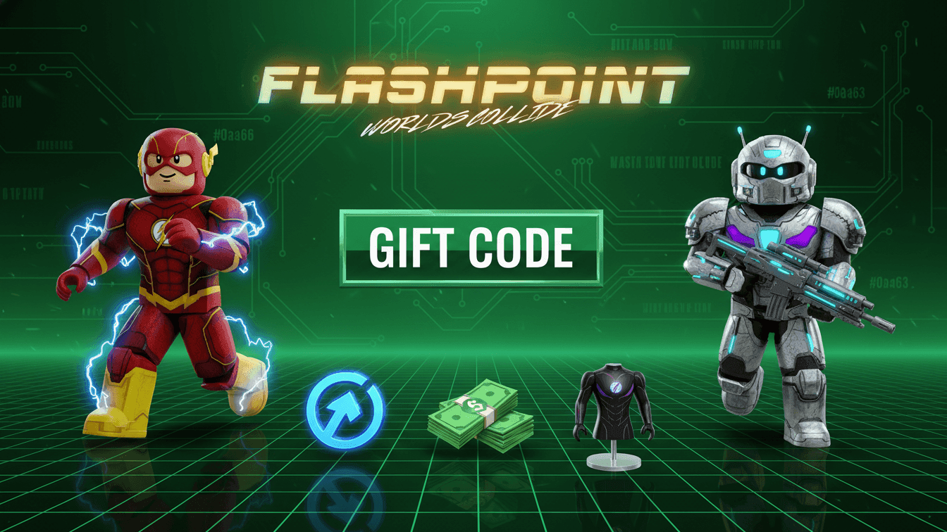 Gift Code Roblox: Flashpoint Worlds Collide दिसंबर 2025 – रिडीम करें EXP, Cash, Suit!