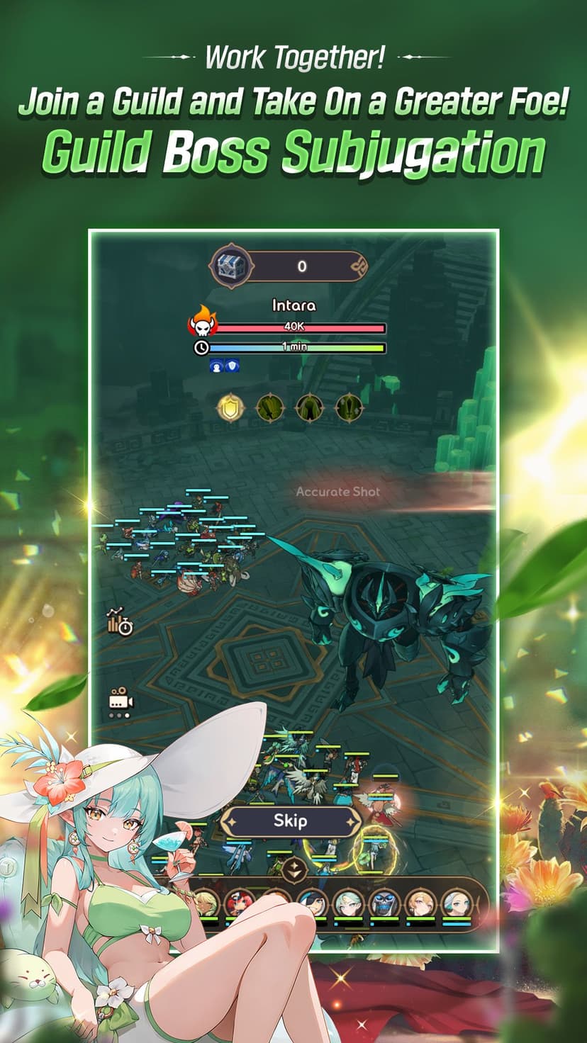 Summoners War: Rush 的遊戲畫面