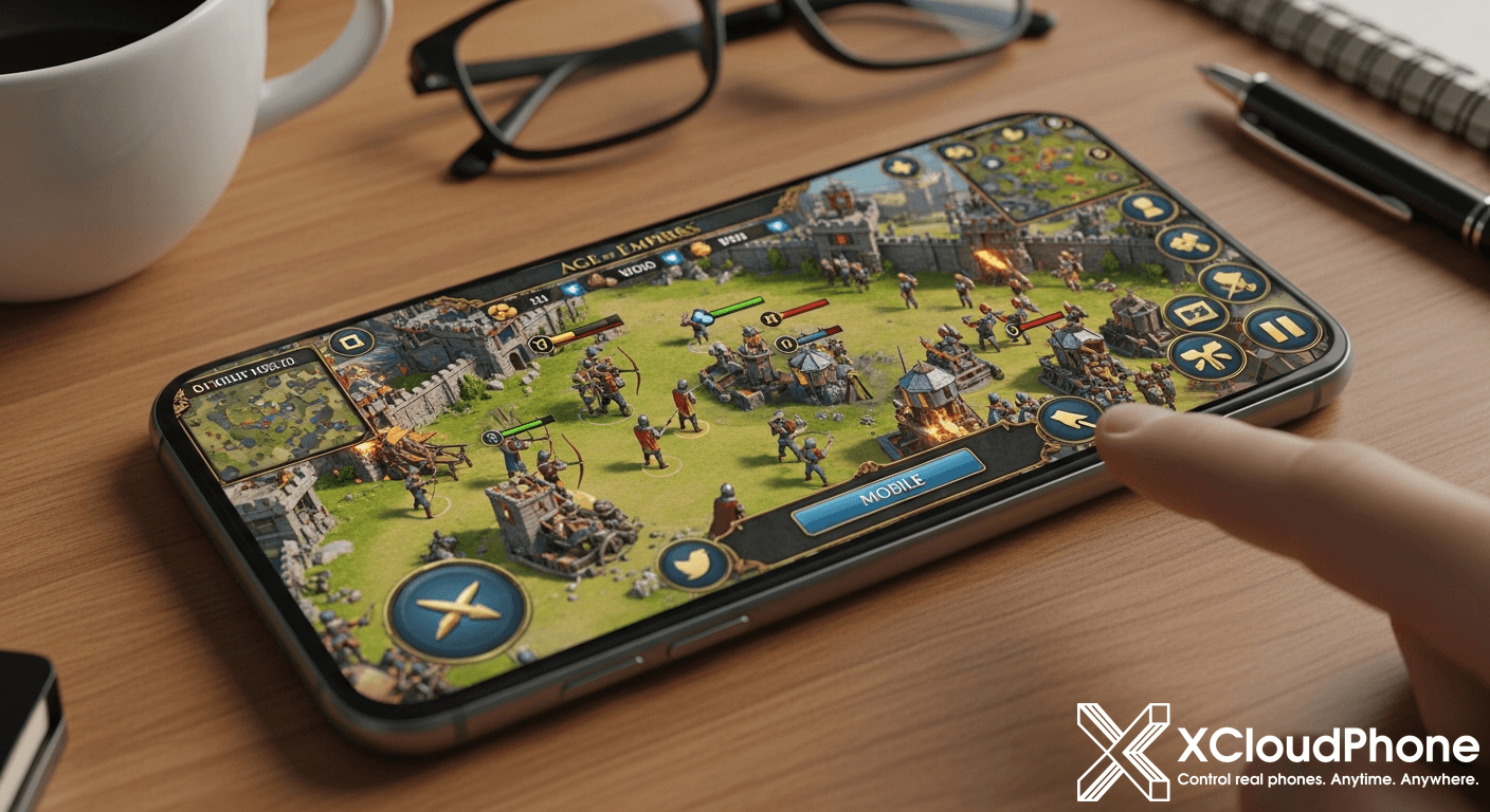 Open Age of Empires Mobile, complete tutorial if new.