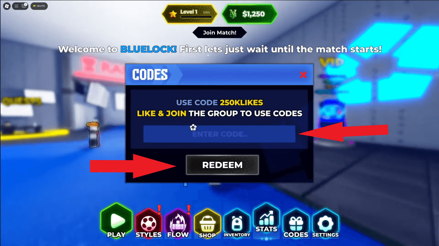 Step 3: Paste code > Redeem – rewards immediately!