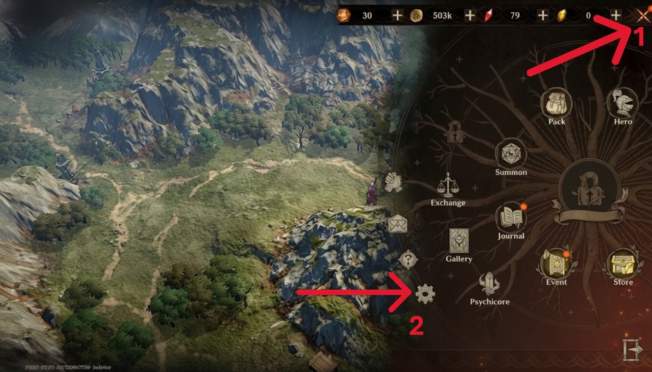 Step 2: Tap avatar/Settings (top right).