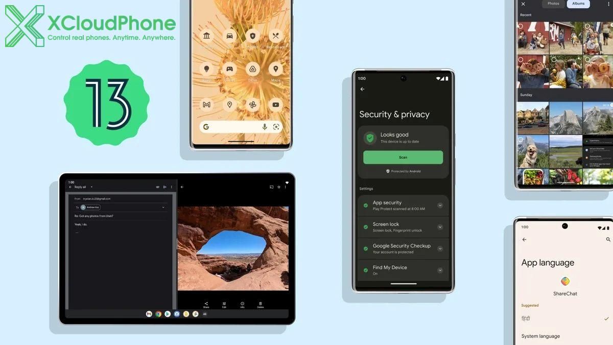 Android 13 di XCloudPhone: Rasakan OS Terbaru di Perangkat Android Asli