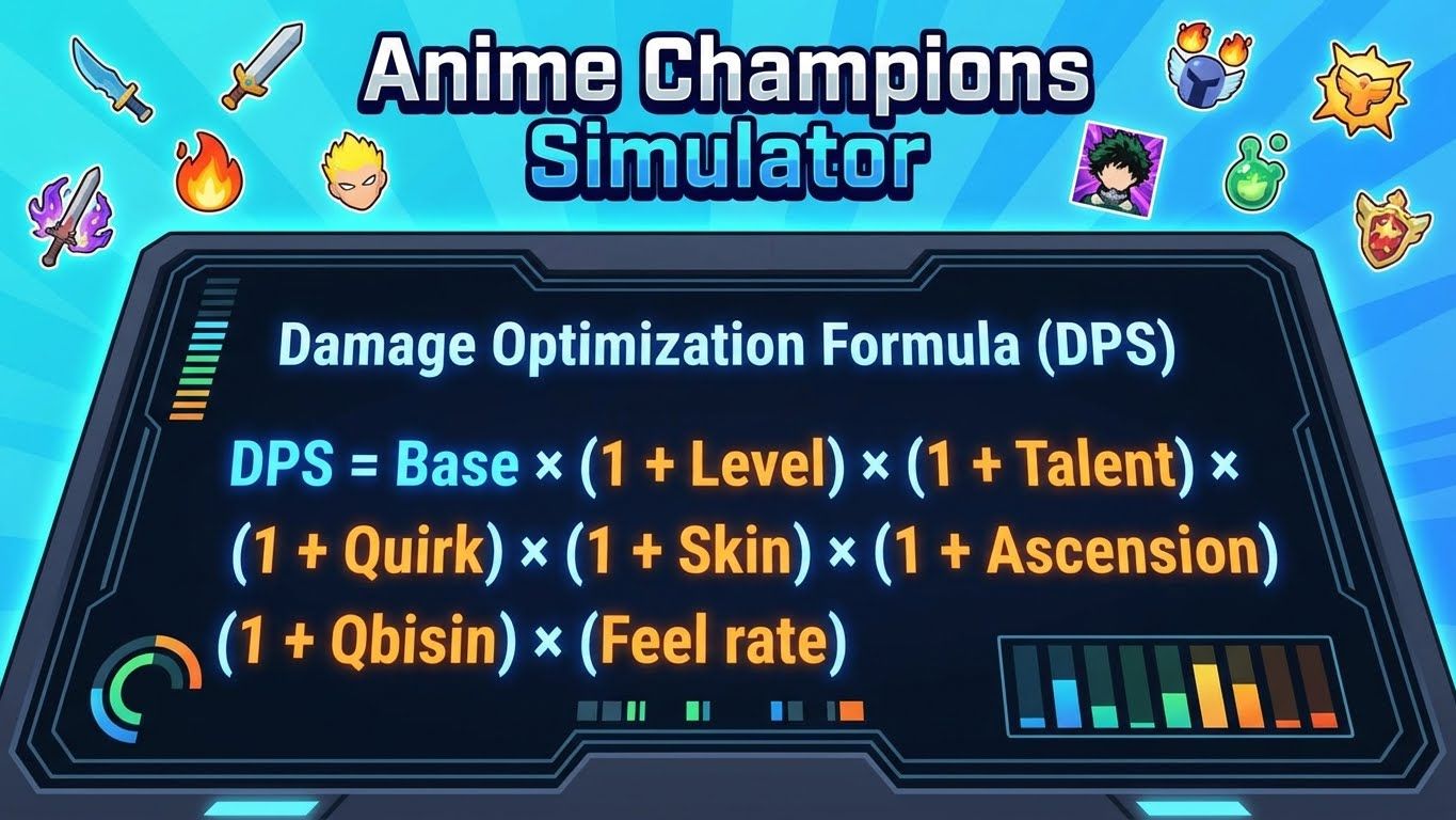 📊 Damage Optimization Formula (DPS)