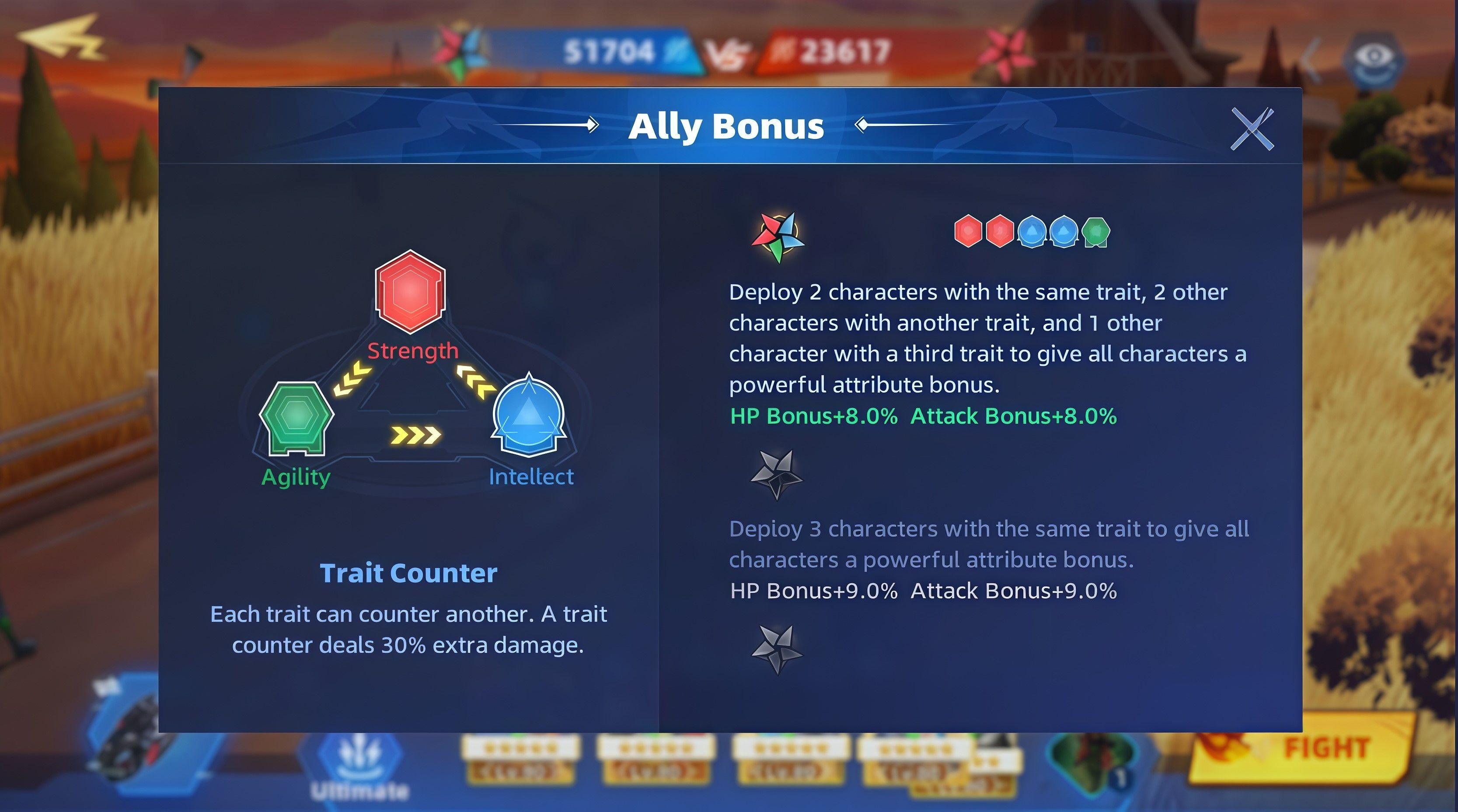 💎 Faction Counter System (Traits)