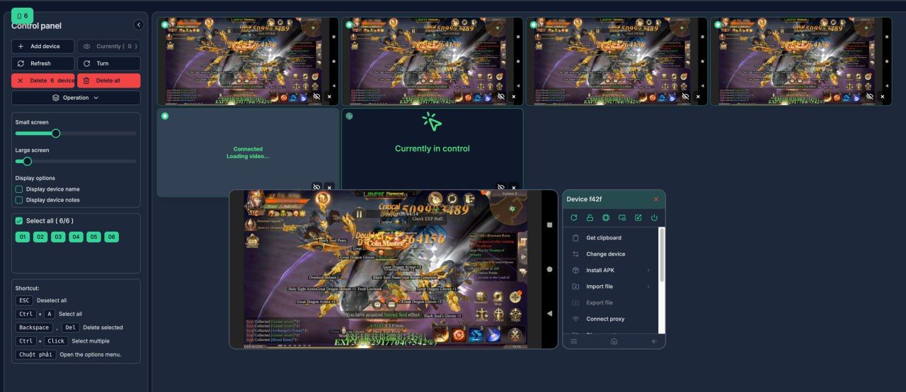 Smooth high FPS heavy mobile gaming on XCloudPhone