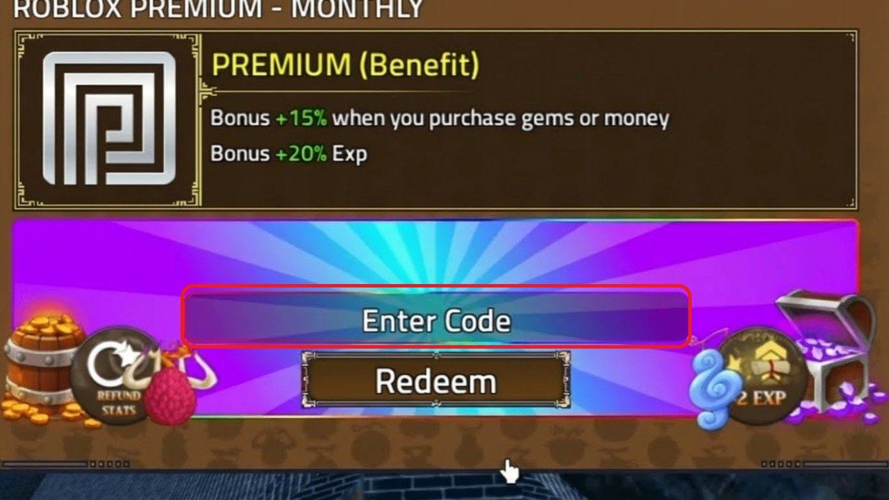 Scroll to the bottom, paste code into Enter Code box.