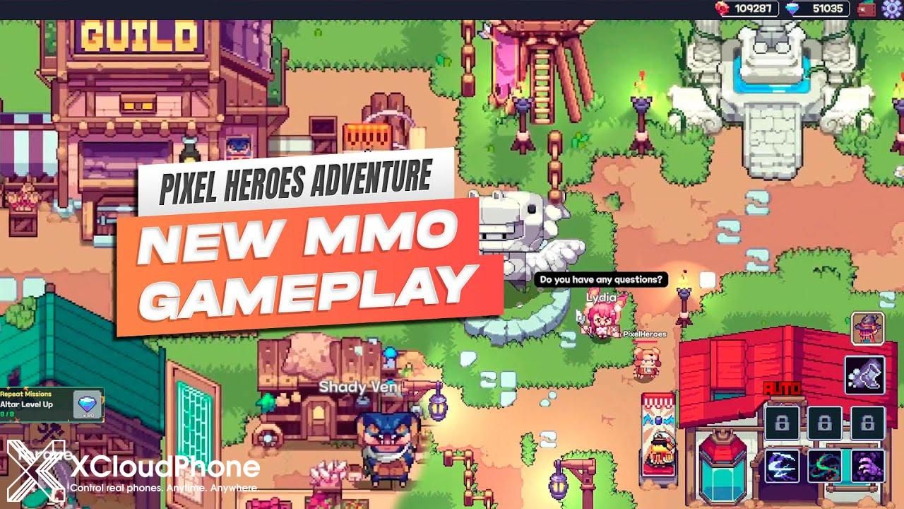 Efficiently Farming Pixel Heroes Adventure MMO with XCloudPhone: Guide & Great Tips